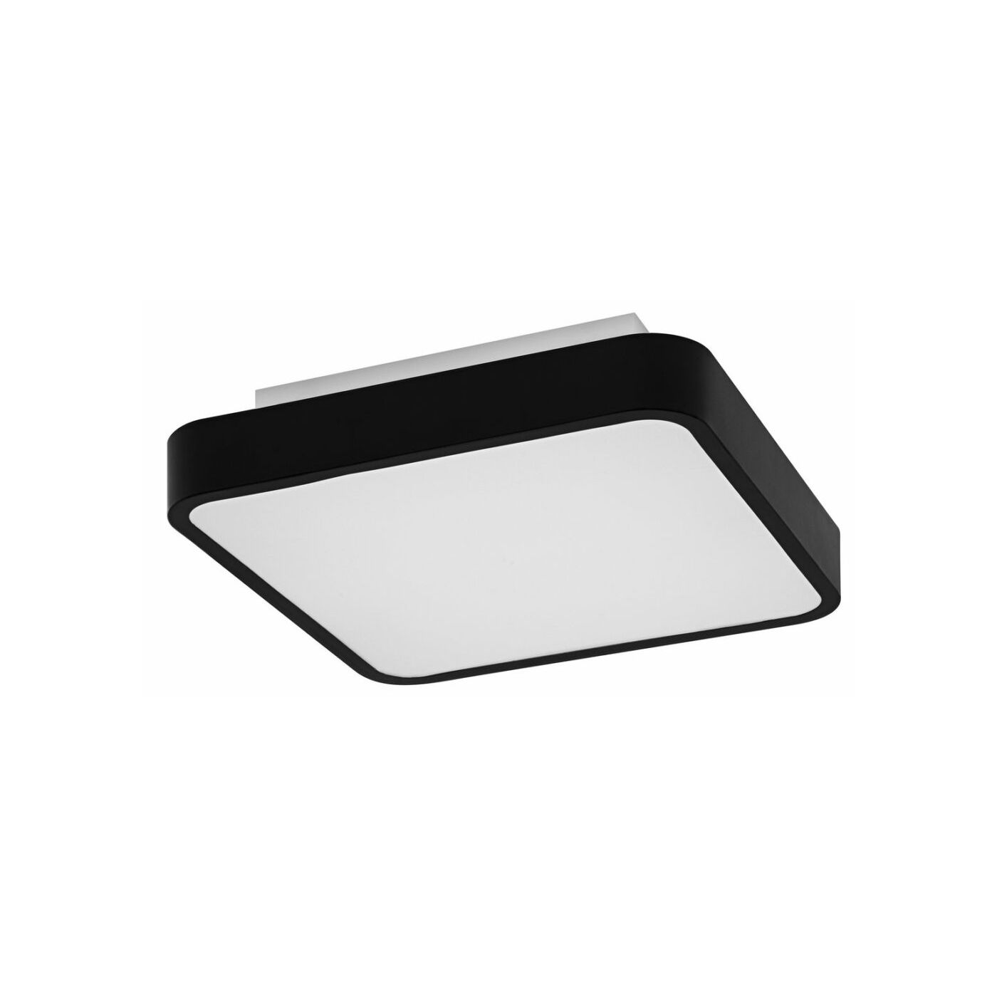 Orbis Backlight smart dimbare RGB LED plafondlamp 35x35 zwart