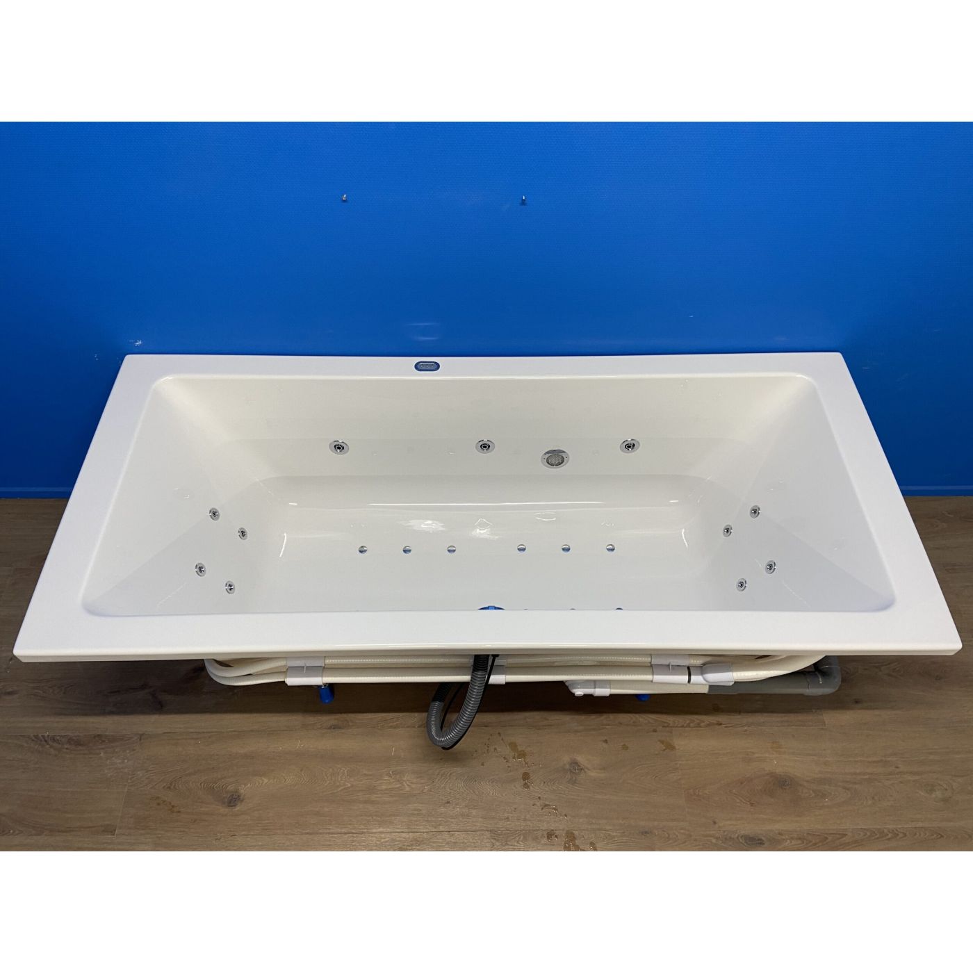 Villeroy & Boch Architectura bubbelbad met Basic systeem 180x80 wit
