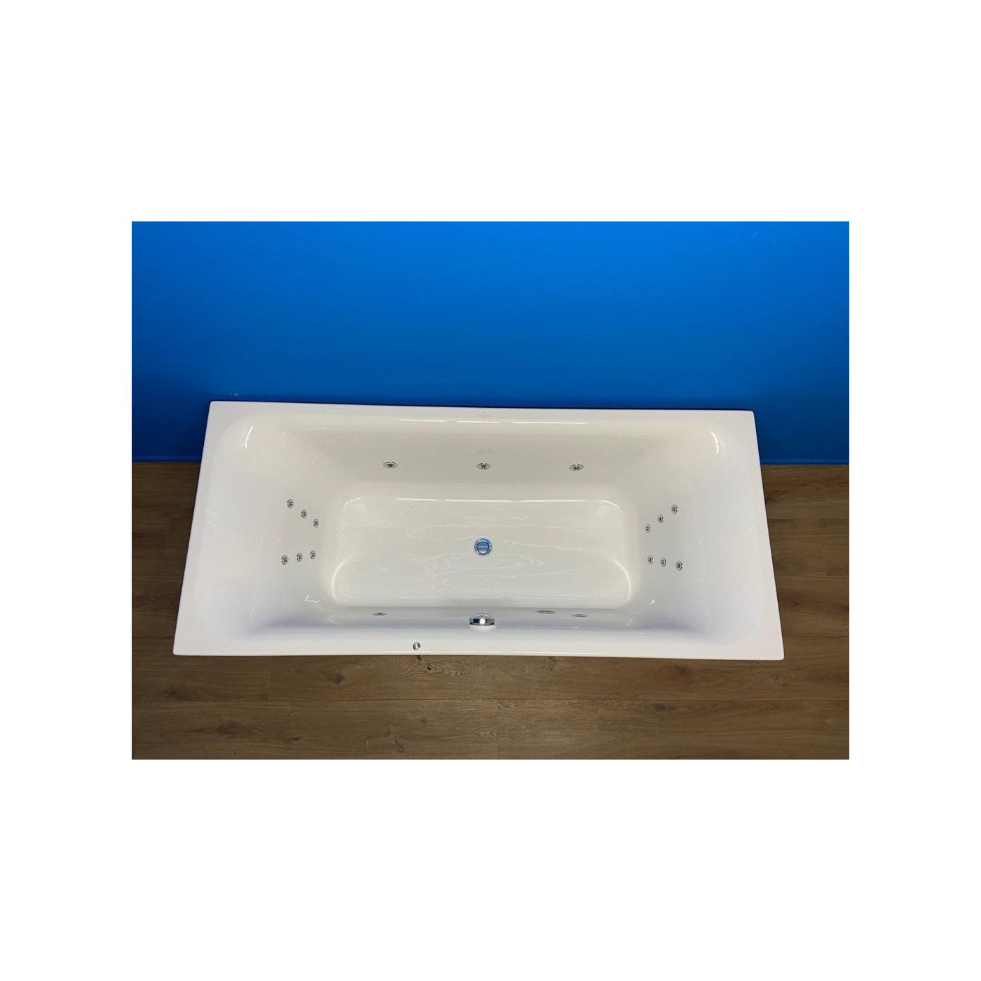 Villeroy & Boch O.Novo bubbelbad met elektrisch WP2 systeem 180x80 wit