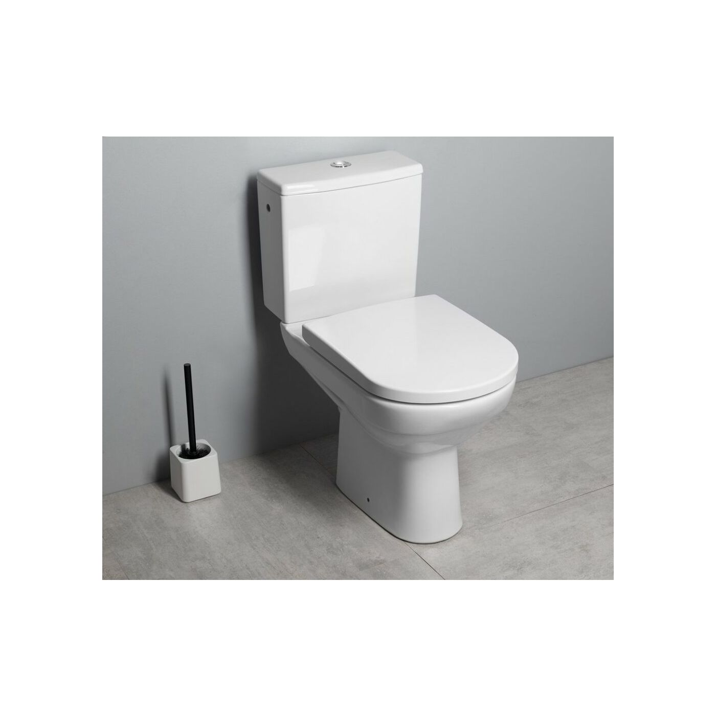 Sapho Behrens randloze toilet 36x67 wit