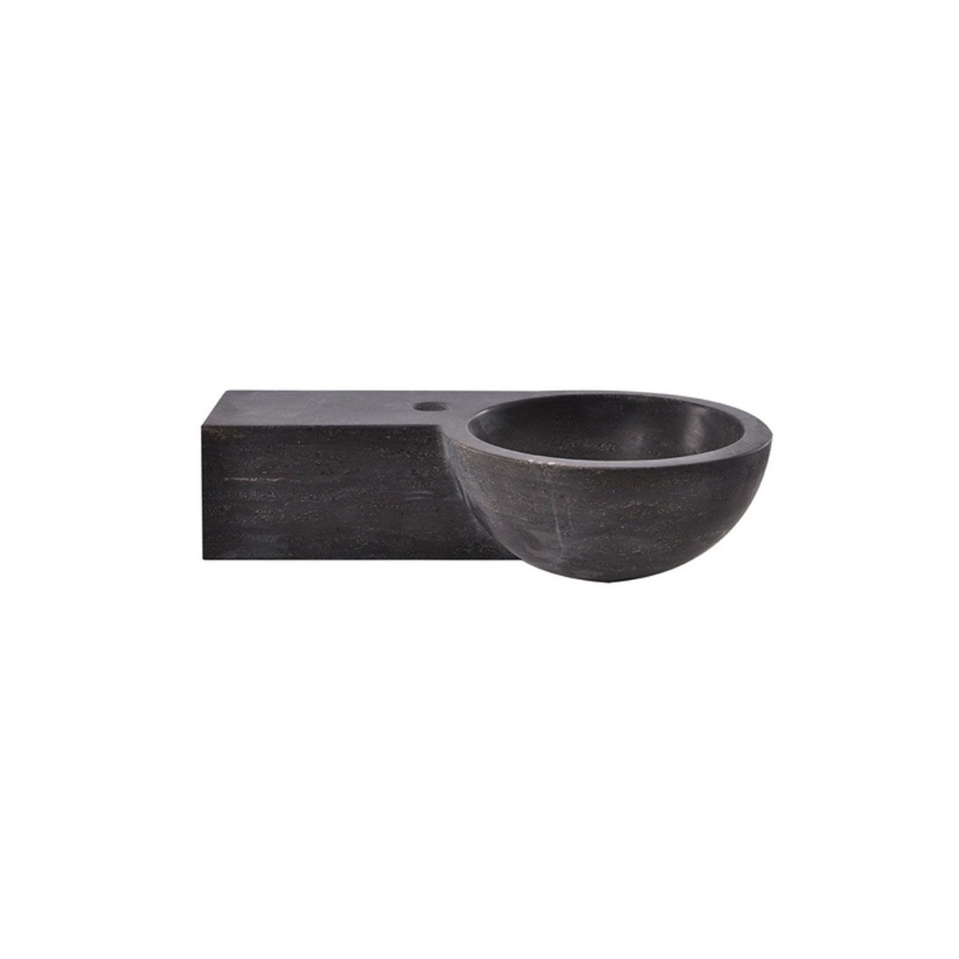 Wiesbaden Fontein links rond 40x23x10 cm hardsteen gezoet