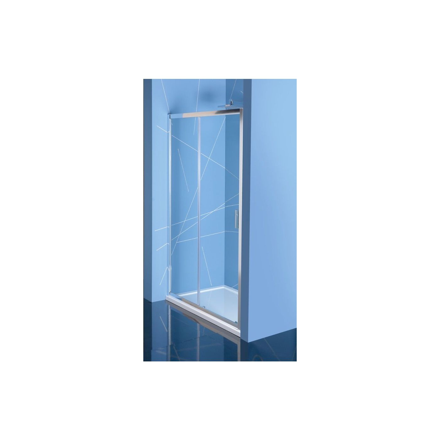 Polysan Easy Line schuifbare douchedeur 150x190cm 6mm veiligheidsglas