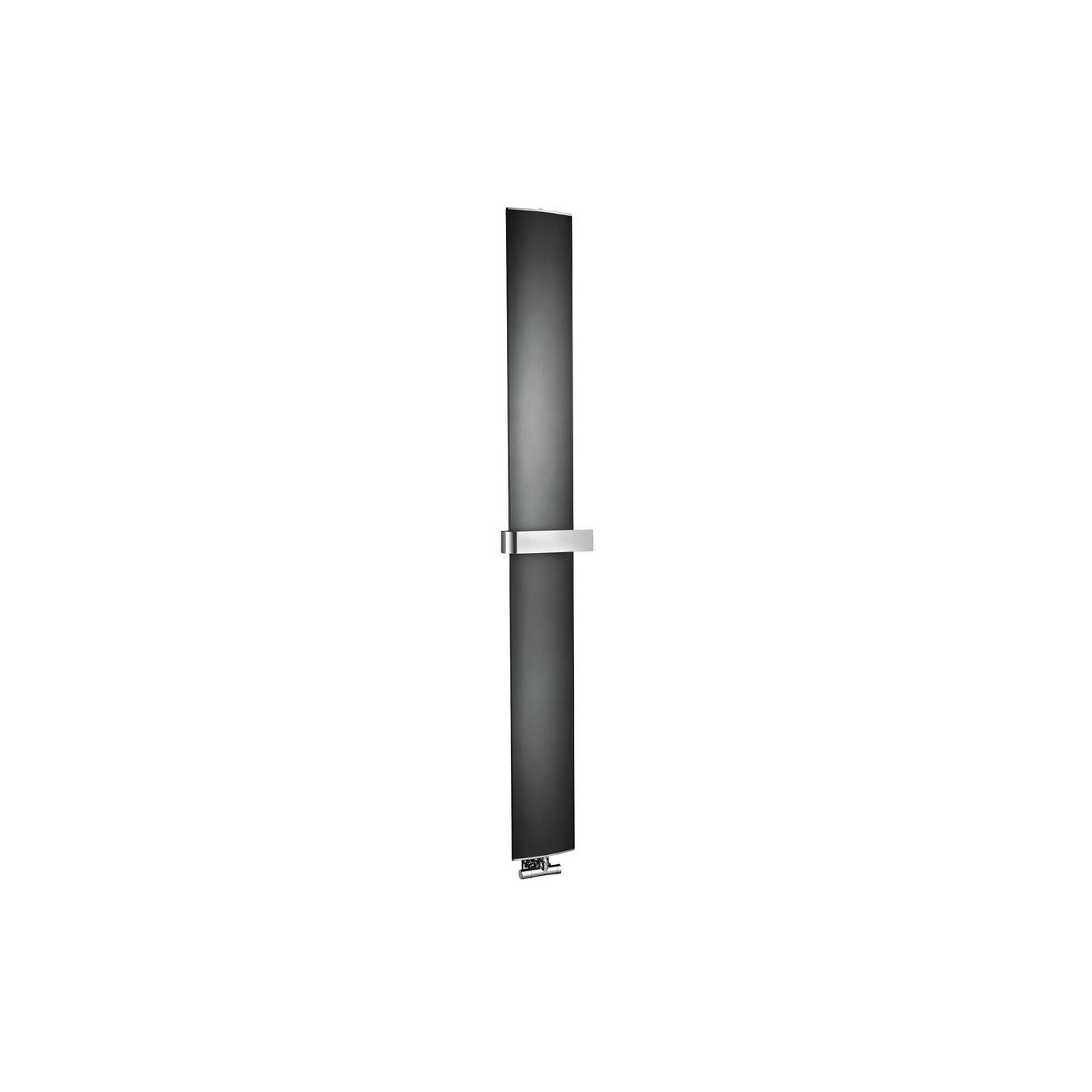 Othello Mono Slim handdoekradiator 30x190 cm mat zwart