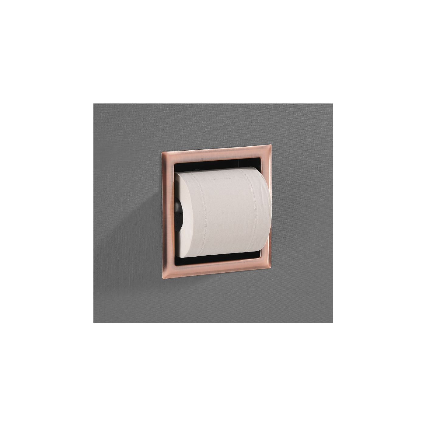 Saniclear Copper inbouw toiletrolhouder geborsteld koper