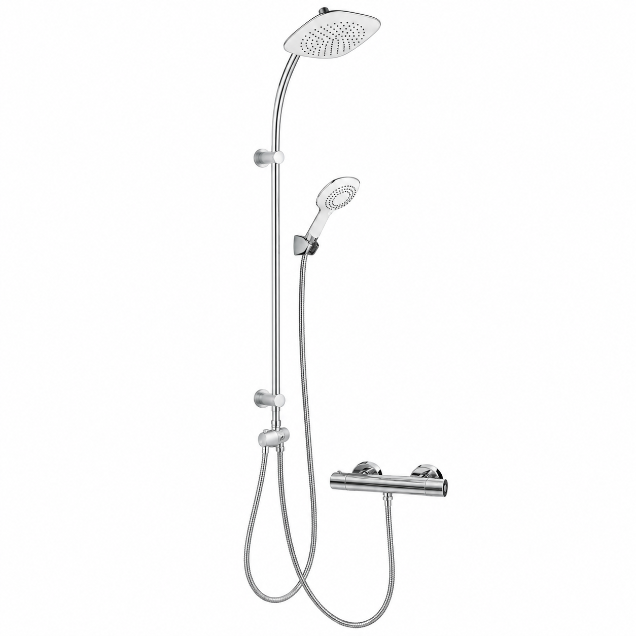 Xellanz Milano+Rio douchecomb.+therm. kraan 15cm