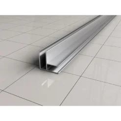Afbeelding 1 Wiesbaden Slim hoekprofiel 2000 x 10 mm chroom