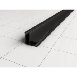 Afbeelding 1 Wiesbaden Slim hoekprofiel 2000 x 10 mm mat zwart