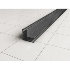 Afbeelding 1 Wiesbaden Slim hoekprofiel 2000 x 10 mm gunmetal
