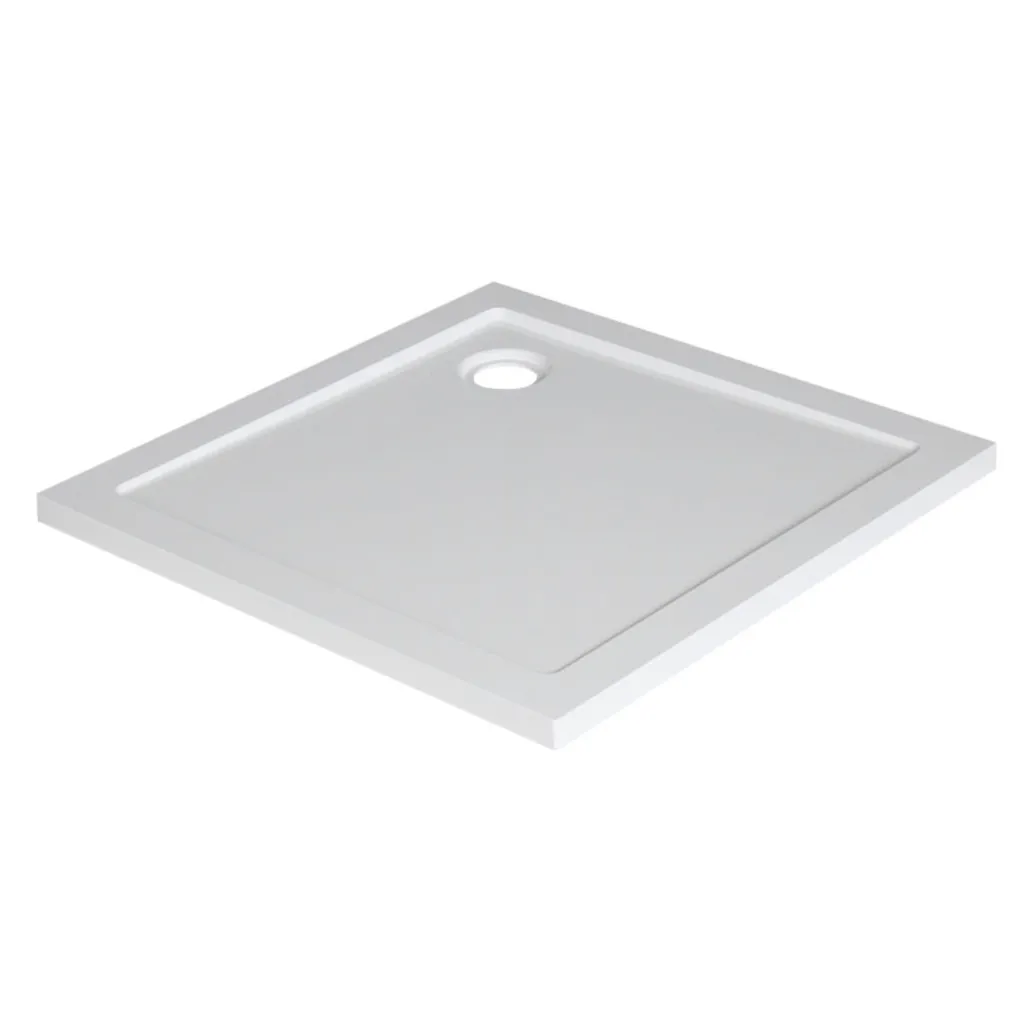 Afbeelding 1 Xellanz luxe douchebak SMC vierkant 900x900x40 wit