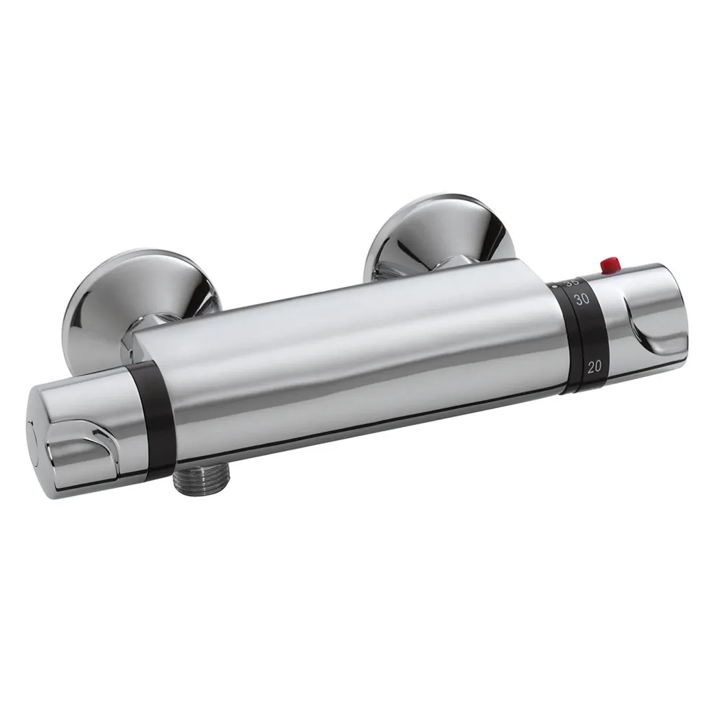Afbeelding 1 Xellanz Universele thermostatische douchemengkraan 12cm chroom