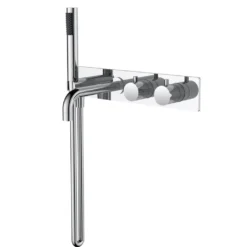 Afbeelding 1 Wiesbaden Style badthermostaat muur inbouw chroom