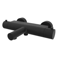 Afbeelding 1 Wiesbaden Style thermostatische badmengkraan cooltouch mat zwart