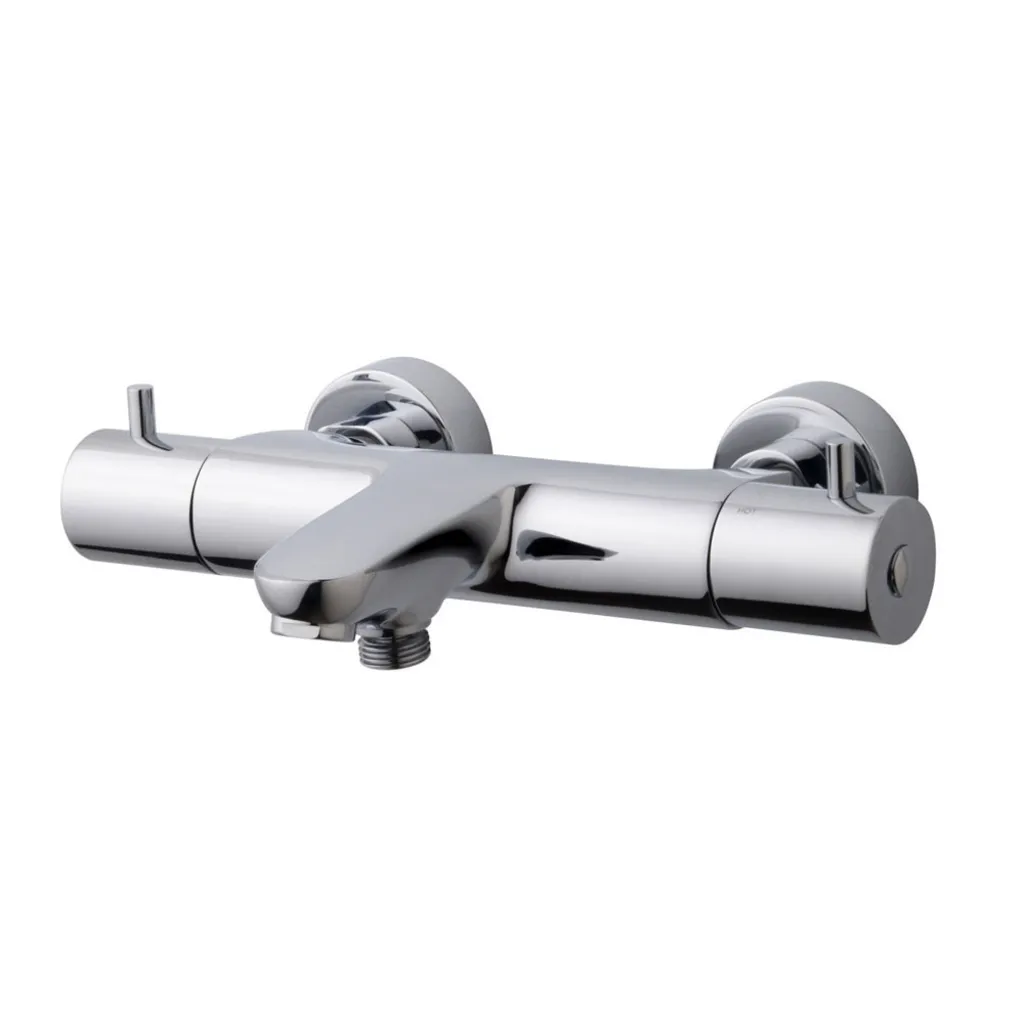 Afbeelding 1 Wiesbaden Caral thermostatische badmengkraan chroom