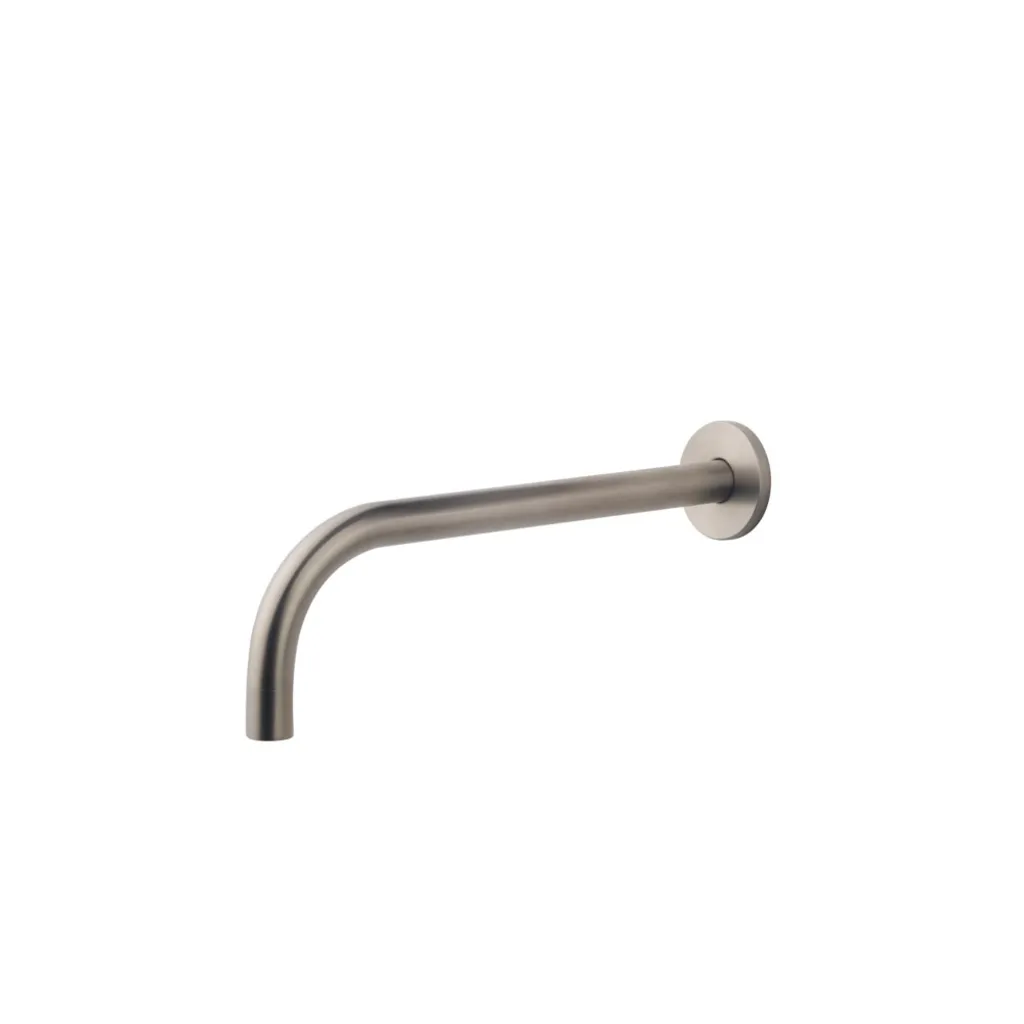 Afbeelding 1 Wiesbaden Slim 18mm uitloop rond 25cm 1/2" geborsteld staal