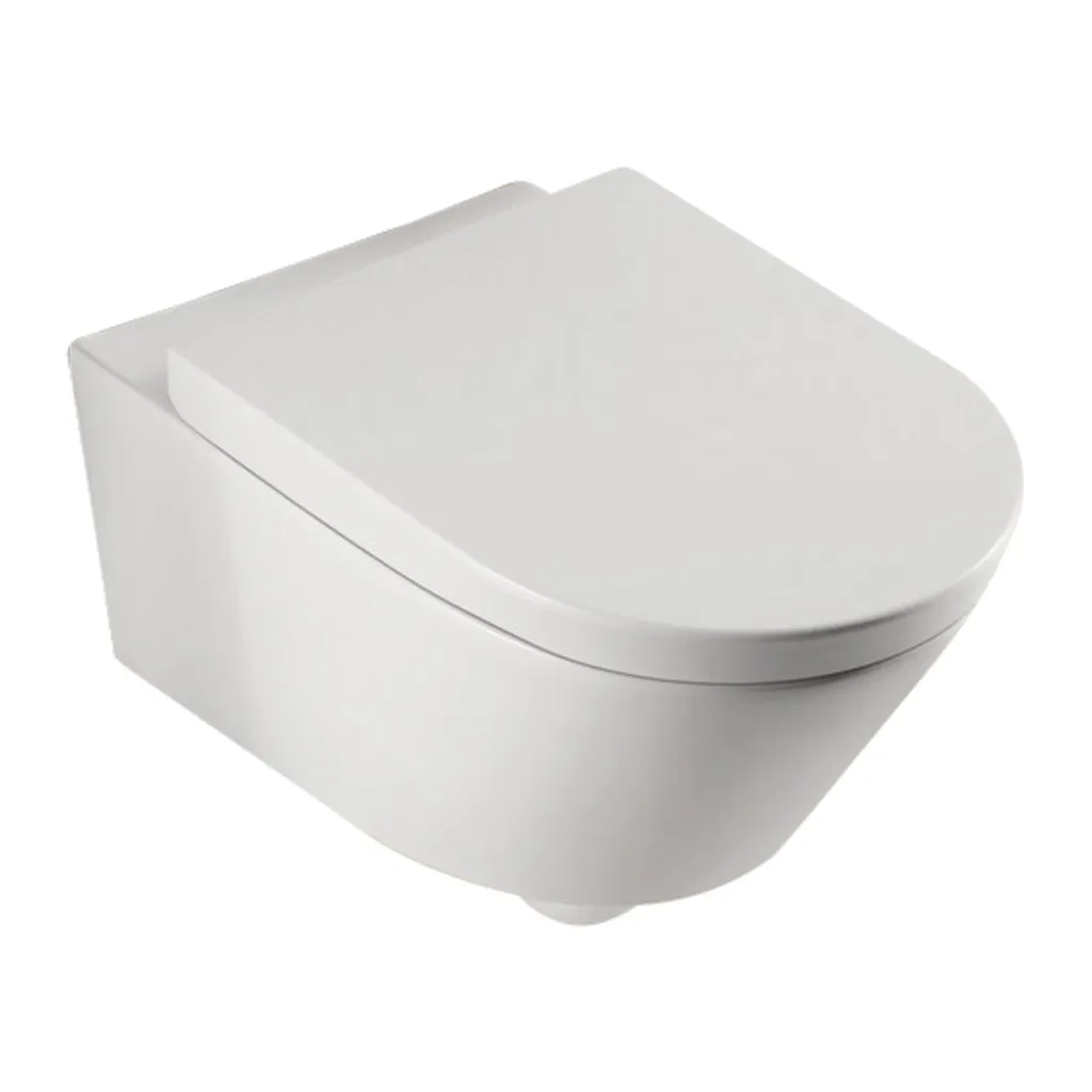 Afbeelding 1 Xellanz Metro wandcloset met toiletzitting softclose en quick release glans wit