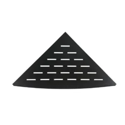 Afbeelding 1 Wiesbaden InWall hoekplanchet 29 x 29 cm mat zwart