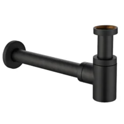 Afbeelding 1 Wiesbaden UniMatch fonteinsifon 5/4" x 32 mm mat zwart