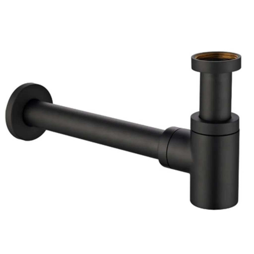 Wiesbaden UniMatch fonteinsifon 5/4" x 32 mm mat zwart 1 Afbeelding 1 Wiesbaden UniMatch fonteinsifon 5/4" x 32 mm mat zwart