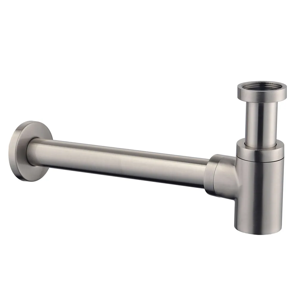 Afbeelding 1 Wiesbaden UniMatch fonteinsifon 5/4" x 32 mm geborsteld staal
