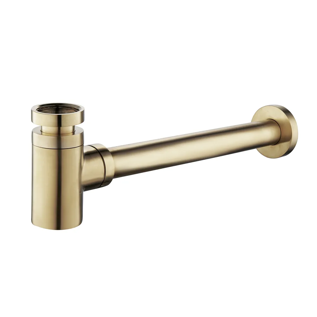 Afbeelding 1 Wiesbaden UniMatch fonteinsifon 5/4" x 32 mm geborsteld messing