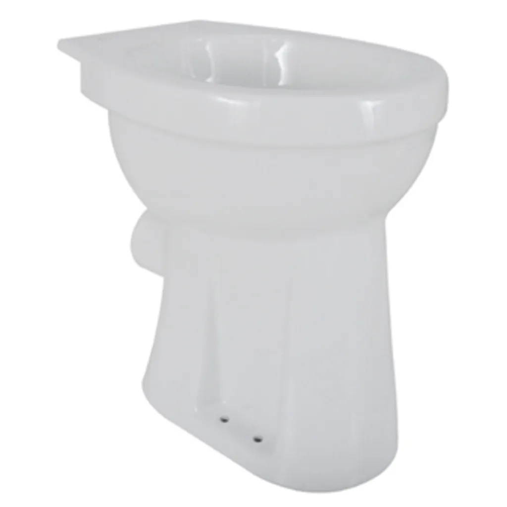 Afbeelding 1 Xellanz Toiletpot verhoogd staand PK 46 x 46 cm glans wit