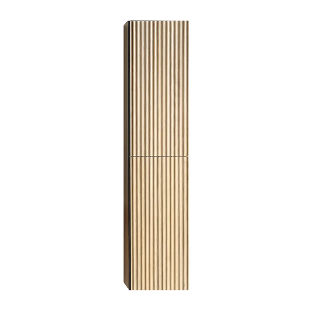 Afbeelding 1 Xellanz Ribbella kolomkast met 2 deuren 160 x 36 x 30 cm naturel eik