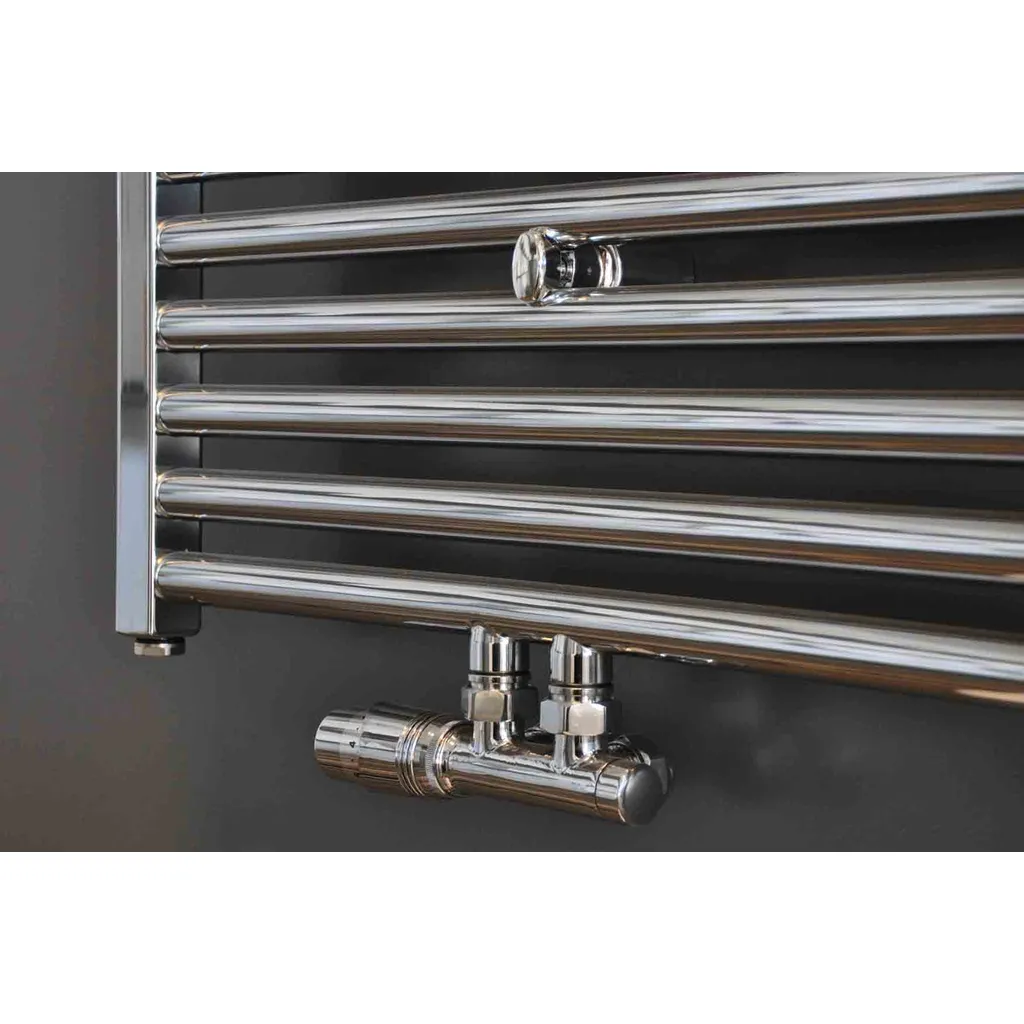 Afbeelding 1 Riko set onderblok compl. haaks (links) 16x2,0 +15 knel chroom