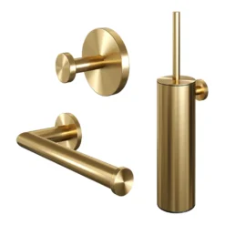 Afbeelding 1 Brauer Accessoire set 3-in-1 goud geborsteld PVD