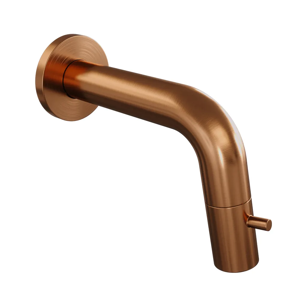 Afbeelding 1 Brauer Copper Edition inbouw fonteinkraan inkortbaar koper geborsteld PVD