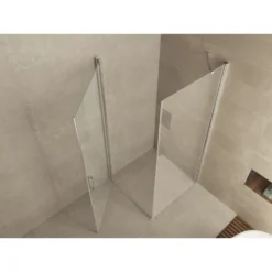 Afbeelding 2 Wiesbaden Salone cabine met 1 draaideur 900 x 900 x 2000 x 8 mm nano helder glas/chroom