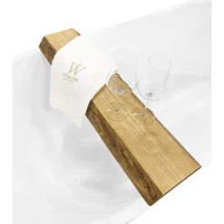 Afbeelding 2 Wiesbaden OAK badplanchet 80 x 20 x 4 cm robuust eiken