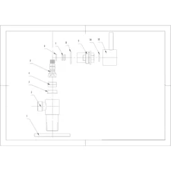 Afbeelding 2 Xellanz Minimal hoekstopkraan 1/2"x1/2" chroom