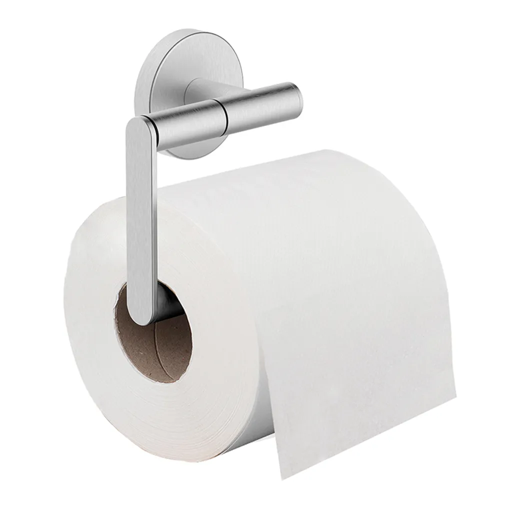 Afbeelding 2 Wiesbaden Alonzo toiletrolhouder zonder klep RVS geborsteld