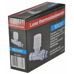 Afbeelding 2 Riko luxe therm.voorber.vent.1/2''x15 (M22) knel recht chroom