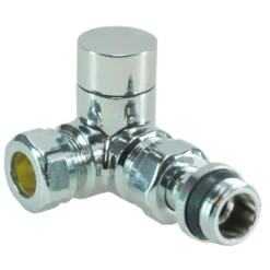 Afbeelding 2 Riko luxe regelvent. 1/2''x15 (M22) knel haaks verkeerd chroom
