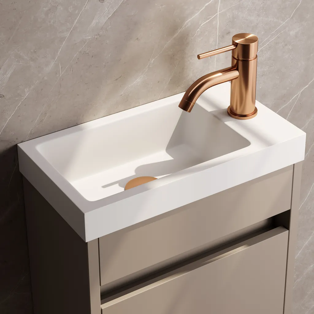 Afbeelding 2 Brauer Copper Edition opbouw fonteinkraan koper geborsteld PVD