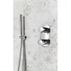 Afbeelding 2 Sapho Rhapsody inbouw thermostatische douchemengkraan, 2 stopcontacten, chroom