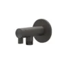 IVY Tribe Hoekstopkraan 1/2" 3/8 RVS316 geborsteld carbon black PVD