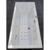 Xenz Kristal bubbelbad met Koller Advance systeem 180x80 wit