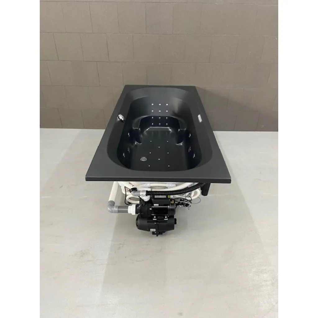 Xenz Kanaga bubbelbad met Koller Supreme systeem 190x90 mat zwart 2 Xenz Kanaga bubbelbad met Koller Supreme systeem 190x90 mat zwart - Afbeelding 2