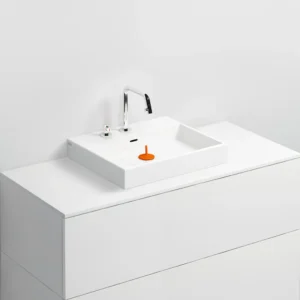 Alternative view of Clou Wash Me wastafel 50cm, zonder plug, wit keramiek