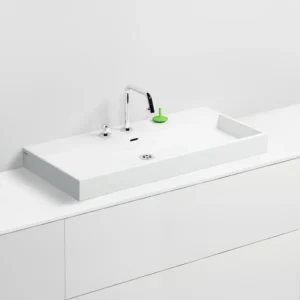 Alternative view of Clou Wash Me wastafel 90cm, zonder plug, wit keramiek