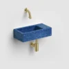 Clou Flush 3 fontein 36cm, rechts, gerecy., middernacht marine PE - Afbeelding 2