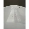 Polysan Monolith hoek bubbelbad links 165x75 zwart/wit RVS - Afbeelding 5