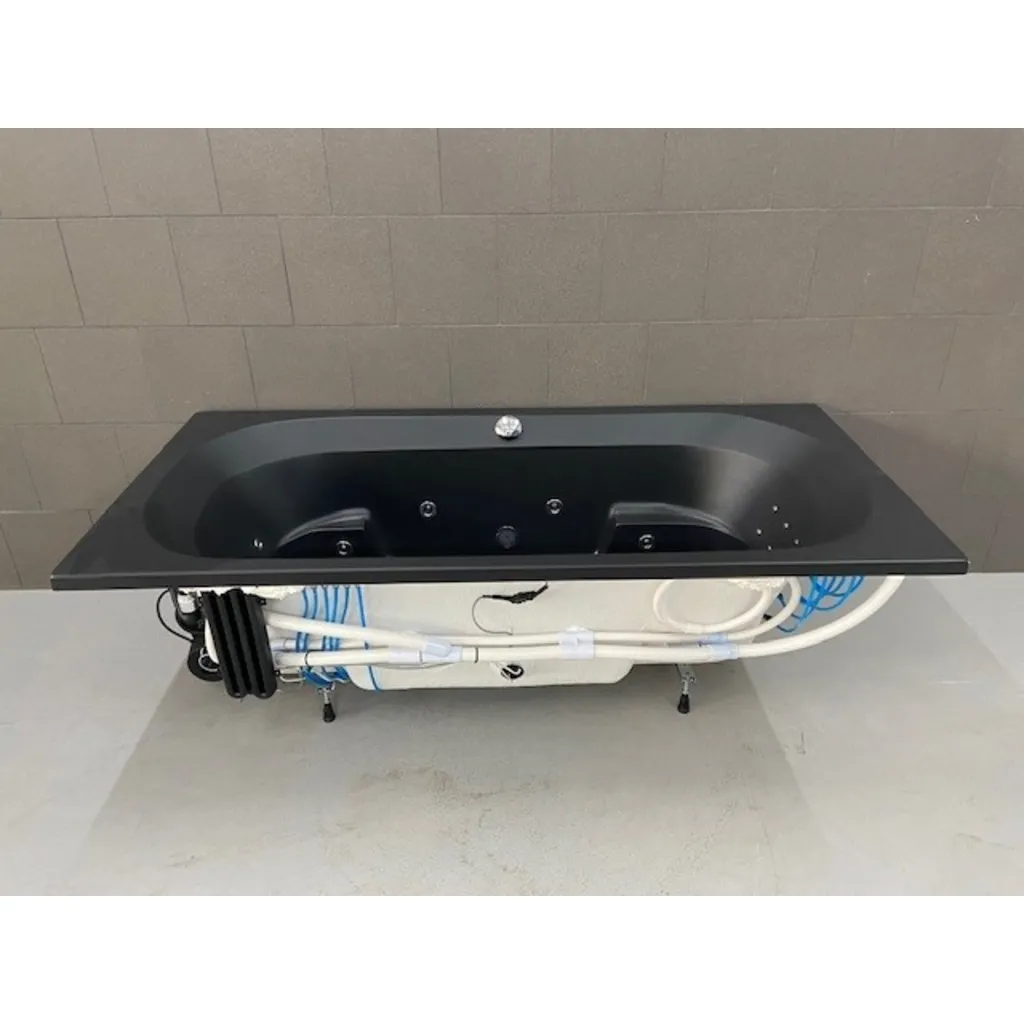 Xenz Kanaga bubbelbad met Koller Supreme systeem 190x90 mat zwart 7 Xenz Kanaga bubbelbad met Koller Supreme systeem 190x90 mat zwart - Afbeelding 7