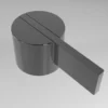IVY Pact Badrandcombinatie 4-gats mengkraan met draaibare uitloop uittrekbare handdouche Zwart chroom PVD - Afbeelding 3