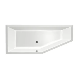 Afbeelding 1 Xenz Society Compact Links bad 180x80 wit