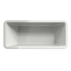 Afbeelding 1 Xenz Marina 180x80x61 vrijstaand bad mat wit incl. waterval vulcombi mat wit
