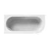 Afbeelding 1 Xenz Charley L 165x75x58 hoekbad glans wit incl. waterval vulcombi glans wit