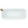 Afbeelding 1 Xenz Cristiano Solid Surface bad 170x75x63 Bicolor wit/goud
